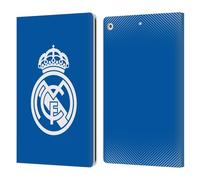 Head Case Designs Officially Licensed Real Madrid CF Logo Blue Origin Leather Wallet Case Compatible With Apple iPad 10.2 2019/2020/2021