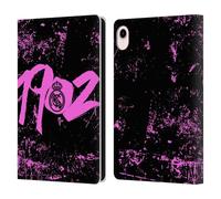 Head Case Designs Officially Licensed Real Madrid CF Pink 1902 Urban Leather Wallet Case Compatible With Apple iPad mini (2021/2024)