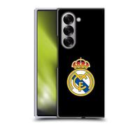 Head Case Designs Officially Licensed Real Madrid CF Plain Logo Black Origin Hard Back Case Compatible With Samsung Galaxy Z Fold6