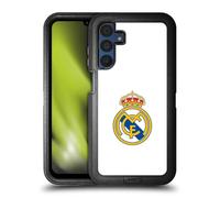 Head Case Designs Officially Licensed Real Madrid CF Plain Logo White Origin Ultra-Armoured Shockproof Case [Military Grade Protection] Compatible With Samsung Galaxy A15