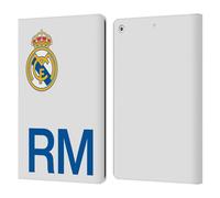 Head Case Designs Officially Licensed Real Madrid CF RM Logo Origin Leather Wallet Case Compatible With Apple iPad 10.2 2019/2020/2021