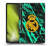 Head Case Designs Officially Licensed Real Madrid CF Urban Green Gold Soft Gel Case for Samsung Galaxy Tab S8 Plus