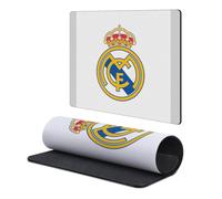 Head Case Designs Officially Licensed Real Madrid CF White Badge 9.84 x 11.81 x 0.12 inches (250 x 300 mm) - S Gaming Office Desk PC Keyboard Mouse Mat Pad
