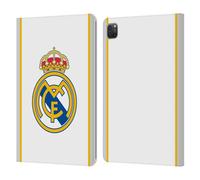 Head Case Designs Officially Licensed Real Madrid CF White Badge Leather Wallet Case Compatible With Apple iPad Pro 11 2020/2021 / 2022