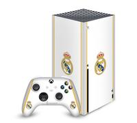 Head Case Designs Officially Licensed Real Madrid CF White Badge Vinyl Sticker Gaming Skin Decal Cover Compatible With Xbox Series X