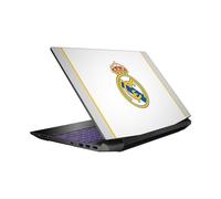 Head Case Designs Officially Licensed Real Madrid CF White Badge Vinyl Sticker Skin Decal Cover Compatible With HP Pavilion 15.6" 15-dk0047TX