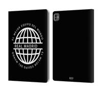 Head Case Designs Officially Licensed Real Madrid CF White Logo Legend Leather Wallet Case Compatible With Apple iPad Pro 13 M4 2024