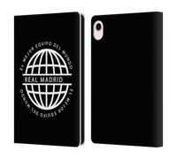 Head Case Designs Officially Licensed Real Madrid CF White Logo Legend Leather Wallet Case Compatible With Apple iPad mini (2021/2024)