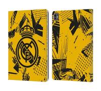 Head Case Designs Officially Licensed Real Madrid CF Yellow Urban Leather Wallet Case Compatible With Apple iPad Pro 13 M4 2024