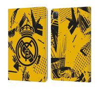 Head Case Designs Officially Licensed Real Madrid CF Yellow Urban Leather Wallet Case Compatible With Apple iPad Pro 11 2020/2021 / 2022