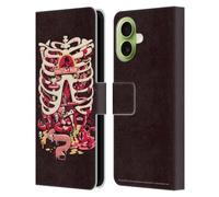Head Case Designs Officially Licensed Rick And Morty Anatomy Park Season 1 & 2 Graphics Leather Wallet Case Compatible With Apple iPhone 17