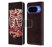 Head Case Designs Officially Licensed Rick And Morty Anatomy Park Season 1 & 2 Graphics Leather Wallet Case Compatible With Google Pixel 10