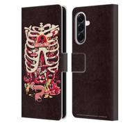 Head Case Designs Officially Licensed Rick And Morty Anatomy Park Season 1 & 2 Graphics Leather Wallet Case Compatible With Samsung Galaxy A56 5G