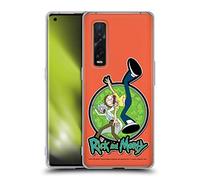 Head Case Designs Officially Licensed Rick And Morty Character Art Season 4 Graphics Soft Gel Case Compatible With Oppo Find X2 Pro 5G