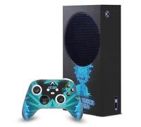 Head Case Designs Officially Licensed Rick And Morty Don't Touch My Stuff Graphics Game Console Wrap and Game Controller Skin Bundle Compatible With Xbox Series S