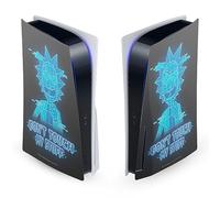 Head Case Designs Officially Licensed Rick And Morty Don't Touch My Stuff Graphics Vinyl Faceplate Sticker Gaming Skin Decal Cover Compatible With Sony PlayStation 5 PS5 Disc Edition Console