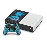 Head Case Designs Officially Licensed Rick And Morty Don't Touch My Stuff Graphics Vinyl Sticker Gaming Skin Decal Cover Compatible With Xbox One S Console and Controller Bundle