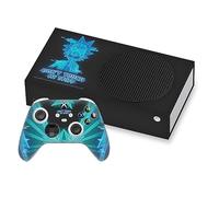 Head Case Designs Officially Licensed Rick And Morty Don't Touch My Stuff Graphics Vinyl Sticker Gaming Skin Decal Cover Compatible With Xbox Series S Console and Controller Bundle