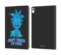Head Case Designs Officially Licensed Rick And Morty Don't Touch My Stuff Season 5 Graphics Leather Wallet Case Compatible With Apple iPad Air 13 2024/2025