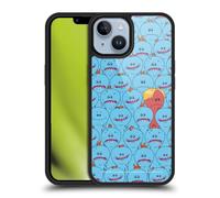 Head Case Designs Officially Licensed Rick And Morty Mr. Meeseeks Pattern Season 4 Graphics Gel Armour Case [Military Grade Protection] Compatible With Apple iPhone 14