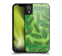 Head Case Designs Officially Licensed Rick And Morty Pickle Rick Pattern Season 3 Graphics Gel Armour Case [Military Grade Protection] Compatible With Apple iPhone XR