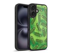 Head Case Designs Officially Licensed Rick And Morty Pickle Rick Pattern Season 3 Graphics Gel Armour Case [Military Grade Protection] Compatible With Apple iPhone 16