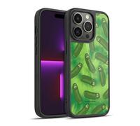 Head Case Designs Officially Licensed Rick And Morty Pickle Rick Pattern Season 3 Graphics Gel Armour Case [Military Grade Protection] Compatible With Apple iPhone 14 Pro