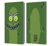 Head Case Designs Officially Licensed Rick And Morty Pickle Rick Season 3 Graphics Leather Wallet Case Compatible With Amazon Fire Max 11 2023