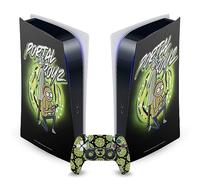 Head Case Designs Officially Licensed Rick And Morty Portal Boyz Graphics Vinyl Faceplate Gaming Skin Decal Compatible With Sony PlayStation 5 PS5 Digital Edition Console and DualSense Controller