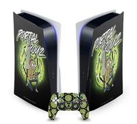 Head Case Designs Officially Licensed Rick And Morty Portal Boyz Graphics Vinyl Faceplate Sticker Gaming Skin Decal Compatible With Sony PlayStation 5 PS5 Disc Edition Console & DualSense Controller