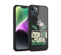 Head Case Designs Officially Licensed Rick And Morty Portals Duo Graphics Gel Armour Case [Military Grade Protection] Compatible With Apple iPhone 14 Plus