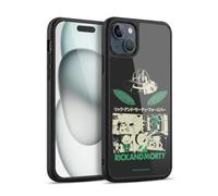 Head Case Designs Officially Licensed Rick And Morty Portals Duo Graphics Gel Armour Case [Military Grade Protection] Compatible With Apple iPhone 15 Plus