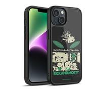 Head Case Designs Officially Licensed Rick And Morty Portals Duo Graphics Gel Armour Case [Military Grade Protection] Compatible With Apple iPhone 14