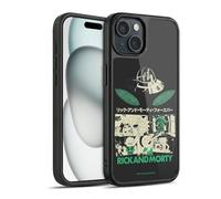 Head Case Designs Officially Licensed Rick And Morty Portals Duo Graphics Gel Armour Case [Military Grade Protection] Compatible With Apple iPhone 15