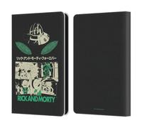 Head Case Designs Officially Licensed Rick And Morty Portals Duo Graphics Leather Wallet Case Compatible With Amazon Kindle 11th Gen (2024)