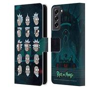 Head Case Designs Officially Licensed Rick And Morty Seal Team Ricks Season 3 Character Art Leather Wallet Case Compatible With Samsung Galaxy S21 FE 5G