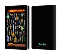 Head Case Designs Officially Licensed Rick And Morty Story Train Season 4 Graphics Leather Wallet Case Compatible With Amazon Kindle 11th Gen 6in 2022