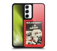 Head Case Designs Officially Licensed Rick And Morty The Space Cruiser Collage Duo Graphics Gel Armour Case [Military Grade Protection] Compatible With Samsung Galaxy A55 5G