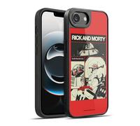 Head Case Designs Officially Licensed Rick And Morty The Space Cruiser Collage Duo Graphics Gel Armour Case [Military Grade Protection] Compatible With Apple iPhone 16e / iPhone 17e