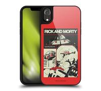 Head Case Designs Officially Licensed Rick And Morty The Space Cruiser Collage Duo Graphics Gel Armour Case [Military Grade Protection] Compatible With Apple iPhone XR