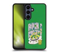 Head Case Designs Officially Licensed Rick And Morty The Space Cruiser Duo Graphics Gel Armour Case [Military Grade Protection] Compatible With Samsung Galaxy S25 FE