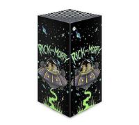 Head Case Designs Officially Licensed Rick And Morty The Space Cruiser Graphics Vinyl Sticker Gaming Skin Decal Cover Compatible With Xbox Series X Console