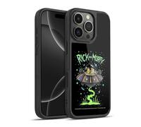 Head Case Designs Officially Licensed Rick And Morty The Space Cruiser Season 1 & 2 Graphics Gel Armour Case [Military Grade Protection] Compatible With Apple iPhone 16 Pro