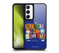 Head Case Designs Officially Licensed Rick And Morty Typography Duo Graphics Gel Armour Case [Military Grade Protection] Compatible With Samsung Galaxy A55 5G