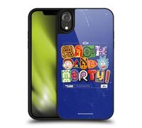 Head Case Designs Officially Licensed Rick And Morty Typography Duo Graphics Gel Armour Case [Military Grade Protection] Compatible With Apple iPhone XR