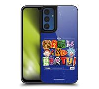Head Case Designs Officially Licensed Rick And Morty Typography Duo Graphics Gel Armour Case [Military Grade Protection] Compatible With Samsung Galaxy A15