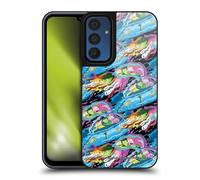 Head Case Designs Officially Licensed Rick And Morty Warp Pattern Season 5 Graphics Gel Armour Case [Military Grade Protection] Compatible With Samsung Galaxy A15