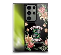 Head Case Designs Officially Licensed Riverdale Floral Print Logo South Side Serpents Gel Armour Case [Military Grade Protection] Compatible With Samsung Galaxy S24 Ultra 5G