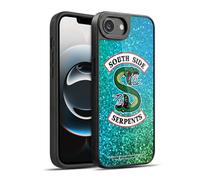 Head Case Designs Officially Licensed Riverdale Glitter Print Logo South Side Serpents Gel Armour Case [Military Grade Protection] Compatible With Apple iPhone 16e / iPhone 17e