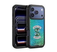 Head Case Designs Officially Licensed Riverdale Glitter Print Logo South Side Serpents Ultra-Armoured Shockproof Case [Military Grade Protection] Compatible With Apple iPhone 17 Pro Max